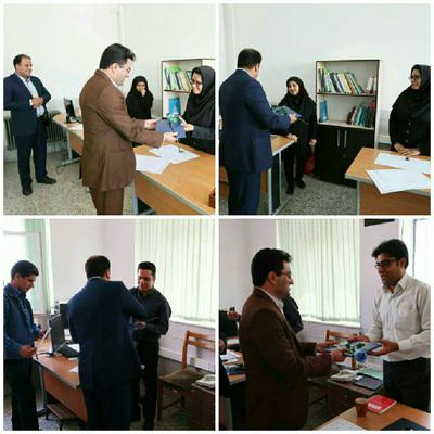 به مناسبت سوم اردیبهشت "روز معمار" از مهندسین معمار اداره کل نوسازی مدارس استان یزد تقدیر شد