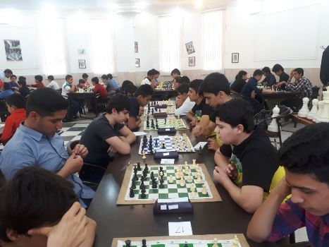 مسابقات شطرنج دانش آموزان پسر آموزشگاههای استان یزد برگزارشد 