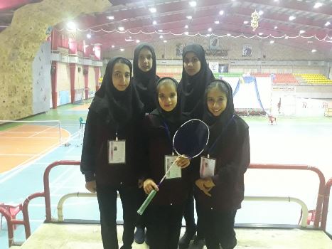 کسب مقام سوم کشور در مسابقات بدمینتون توسط دانش آموزان دختر استان یزد 