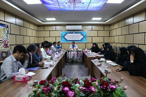 جلسه هماهنگی برگزاری بیست و نهمین  مرحله استانی مسابقات رفاقت مهر هلال احمر استان یزد 