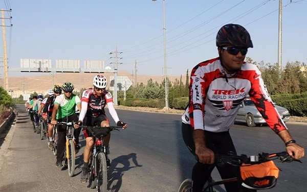 شبکه دامپزشکی شهرستان بهاباد ، میزبان دوچرخه سواران