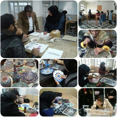 آموزش بیش از هزار نفر در مراکز آموزش صنایع دستی استان یزد در سالجاری