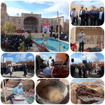 استقبال گسترده مردم از نخستین جشنواره غذای سنتی قورمه در شهرستان مهریز