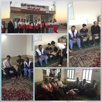 اجرای طرح یلدانه با همت اعضا جوانان و داوطلبان هلال احمرتفت
