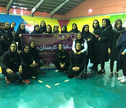 درخشش بانوان برق منطقه‌ای یزد در رقابت‌های ورزشی کارمندان استان