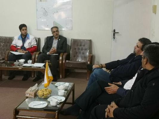 برگزاری جلسه شورای اجرایی جمعیت هلال احمر بافق 