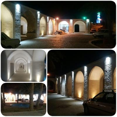 اتمام پروژه نورپردازی میدان خان بافق