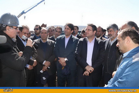  وزیر صنعت از مجتمع تولید گندله سنگ آهن بافق بازدید کرد