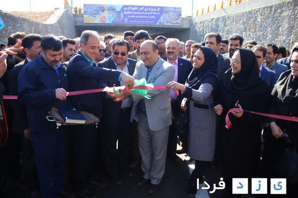 گزارش تصویری :بزرگترین پروژه شهری یزد ،تقاطع غیر همسطح و بلوار خلیج فارس افتتاح شد