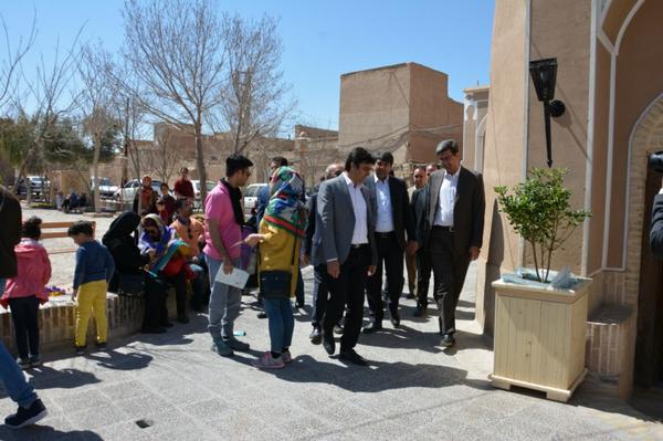 بازدید استاندار یزد از بافت تاریخی در اولین روز از سال نو