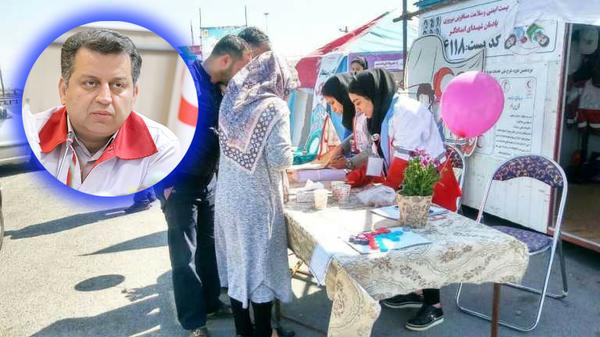 پیام تقدیر مدیرعامل جمعیت هلال احمر استان یزد از عوامل خدمات نوروزی هلال احمر استان 