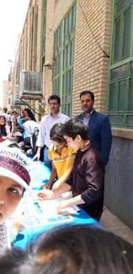 مسابقه طراحی و نقاشی ویژه روز قدس  در شهرستان مهریز برگزار شد