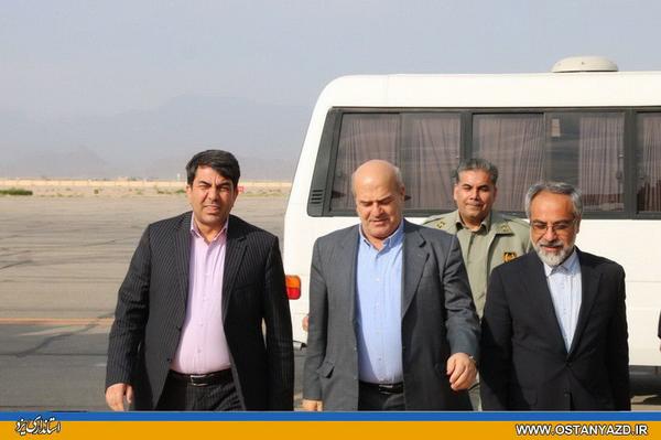 معاون رئیس جمهور و رئیس سازمان حفاظت محیط زیست وارد استان یزد شد