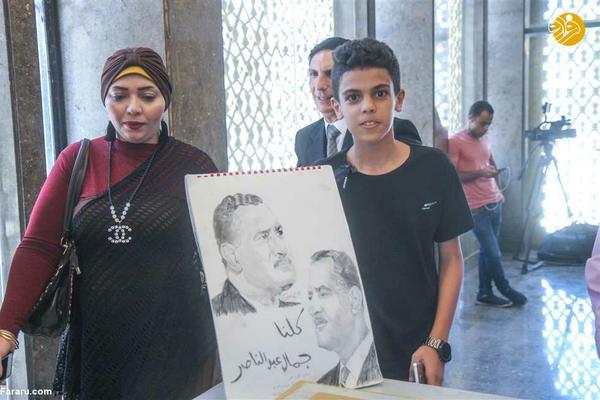 (تصاویر) بزرگداشت جمال عبدالناصر در سالروز انقلاب