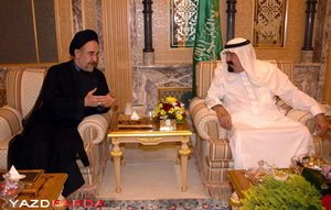 دیدار خاتمی با ملک عبدالله پادشاه عربستان سعودی 