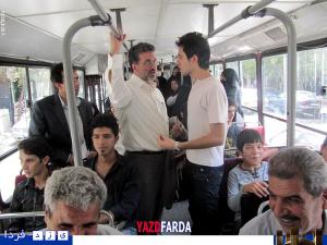 بازديد شهري شهردار يزد با اتوبوس خط واحد +عکس