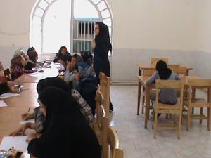 برگزاری کلاس قصه گویی در بافق
