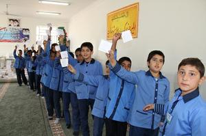 انتخابات شوراي دانش آموزي در بافق برگزارشد