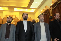 تصاویری ازحضور  محسن رضایی کاندیدای احتمالی ریاست جمهوری دراردکان