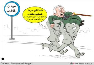   رئیس جمهور شدن واقعاً چقدر می ارزد؟! مشایی جواب استاد عزت‌ الله انتظامی را داد+کاریکاتور
