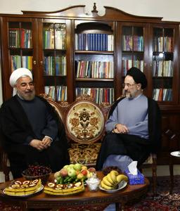 خاتمی باحسن روحانی دیدار کرد +عکس