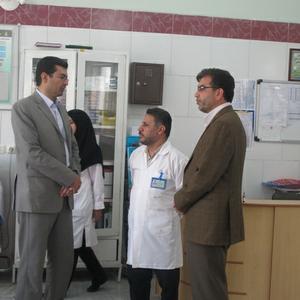 بازدید سرزده فرماندار از بیمارستان حضرت فاطمه الزهرا(س) مهریز همراه با گزارش تصوبری