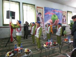 مراسم اولین روز از هفته سلامت در دبیرستان پسرانه نمونه دولتی درخشنده صراف برگزار شد