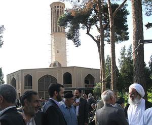 گزارش تصویری: مجلس روضه در محل باغ دولت آباد یزد  