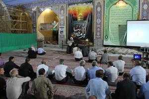 گزارش تصویری عزاداری شام وفات حضرت زینب (س) در بافق