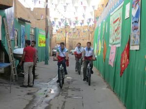محلات و جشن های نیمه شعبان استان یزد میزبان تیم های دوچرخه سوار سحاب 