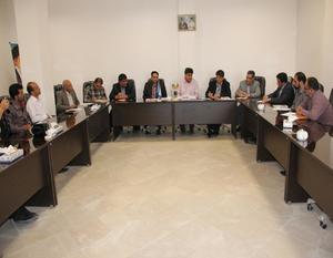 نشست اعضاء هیئت ورزش های دانشگاهی استان یزدبا مدیرکل ورزش و جوانان استان یزد 