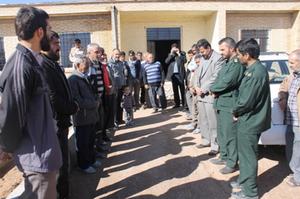 افتتاح پایگاه بسیج روستای اسلام اباد بخش گاریزات در ایام دهه فجر 