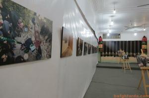 نمایشگاه عکس قطره در قطرم ،در تکیه انصارالحسین بافق برپاشد