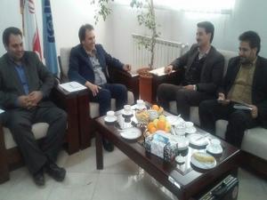 ديدار فرماندار بافق با معاون سازمان آموزش فني و حرفه اي كشور 