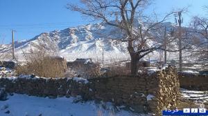 گزارش تصویری: منظره یک روز برفی دهستان سورک ( از توابع شهرستان میبد )