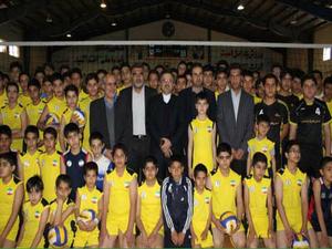  رئیس فدراسیون والیبال از آکادمی والیبال یزد بازدید کرد