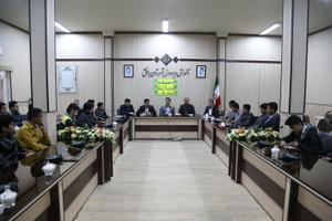 گردهمایی فرماندار بافق با روسای شورای دانش آموزی آموزشگاههای شهرستان