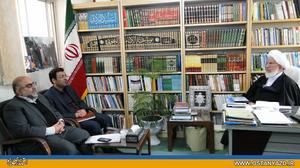 ديدار هيات بازرسين ستاد صيانت از حريم امنيت عمومي و حقوق شهروندي با امام جمعه يزد