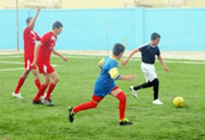 برگزاری مسابقات فوتبال معلولین کم توان ذهنی به مناسبت دهه مبارک فجر 