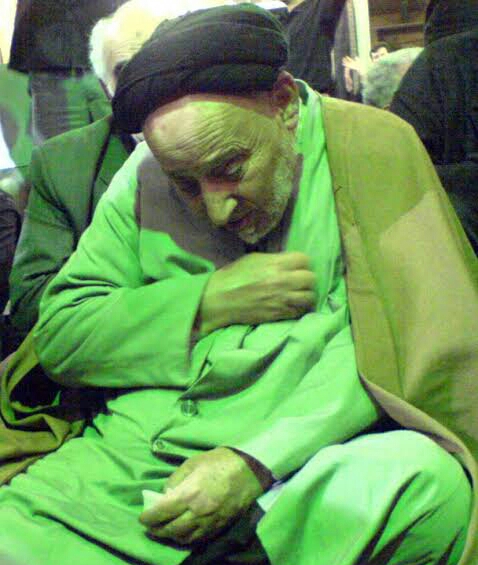 اعلام زمان تشیع پیکر آیت الله علاقه بند