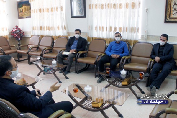 دیدار معاون سلامت اداره کل دامپزشکی استان یزد با فرماندار بهاباد
