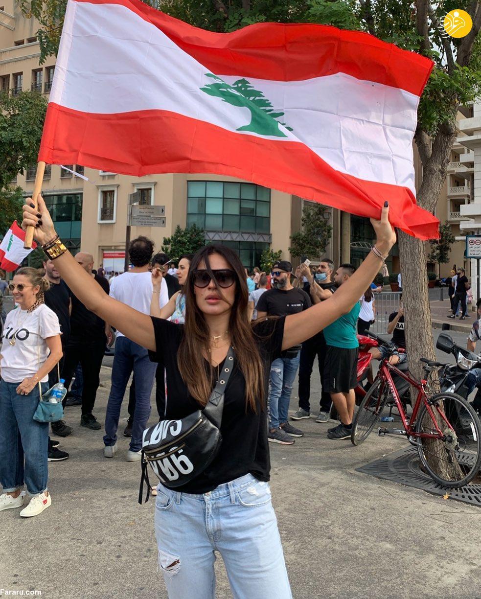  از حضور بازیگر زن محجبه در بیروت تا واکنش هیفا به تظاهرات مردم/ تصاویر  