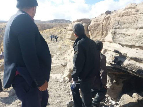 دستگیری چهار نفر حفار غیر مجاز در روستای دره کردی راویز رفسنجان + تصاویر 