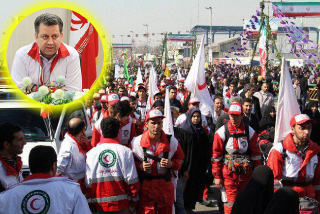 آمادگی هلال احمر استان یزد برای پوشش امدادی راهپیمایی 22بهمن  