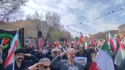 ببینید| احترام نظامی یزدی ها به سرود ملی جمهوری اسلامی ایران