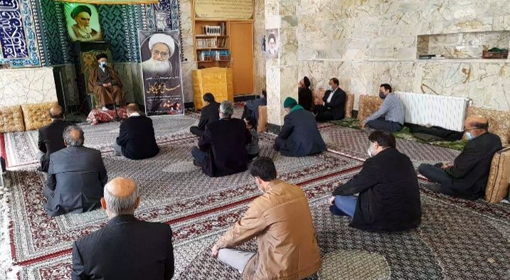مراسم بزرگداشت آیت الله صافی گلپایگانی در ده بالا