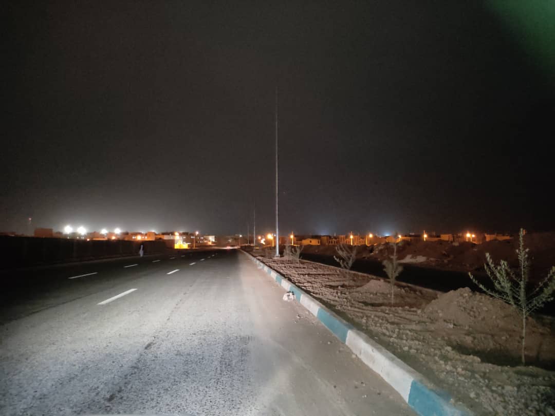 عدم روشنایی بلوار علامه جعفری خطری برای استفاده کنندگان