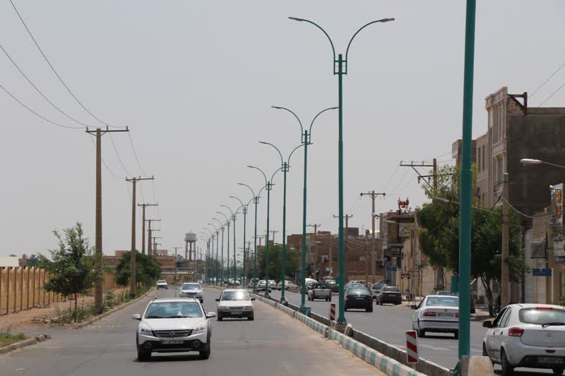 تامین روشنایی پنج معبر جدیدالاحداث شهر یزد