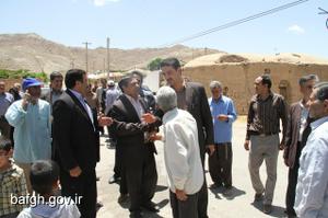 بازدید فرماندار بافق از روستاهای بشکان و خوسف بازدید فرماندار بافق از روستاهای بشکان و خوسف